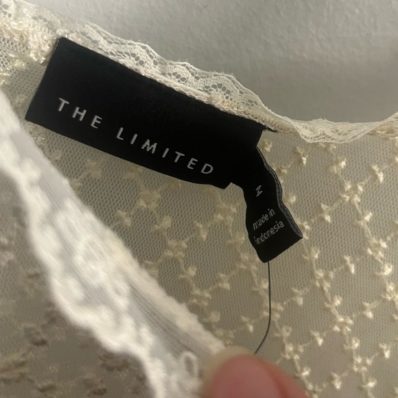 2007 Y2K the limited sheer lace tank top new with tags size medium - Picture 2 of 6